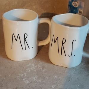 Rae dunn mr and mrs mugs